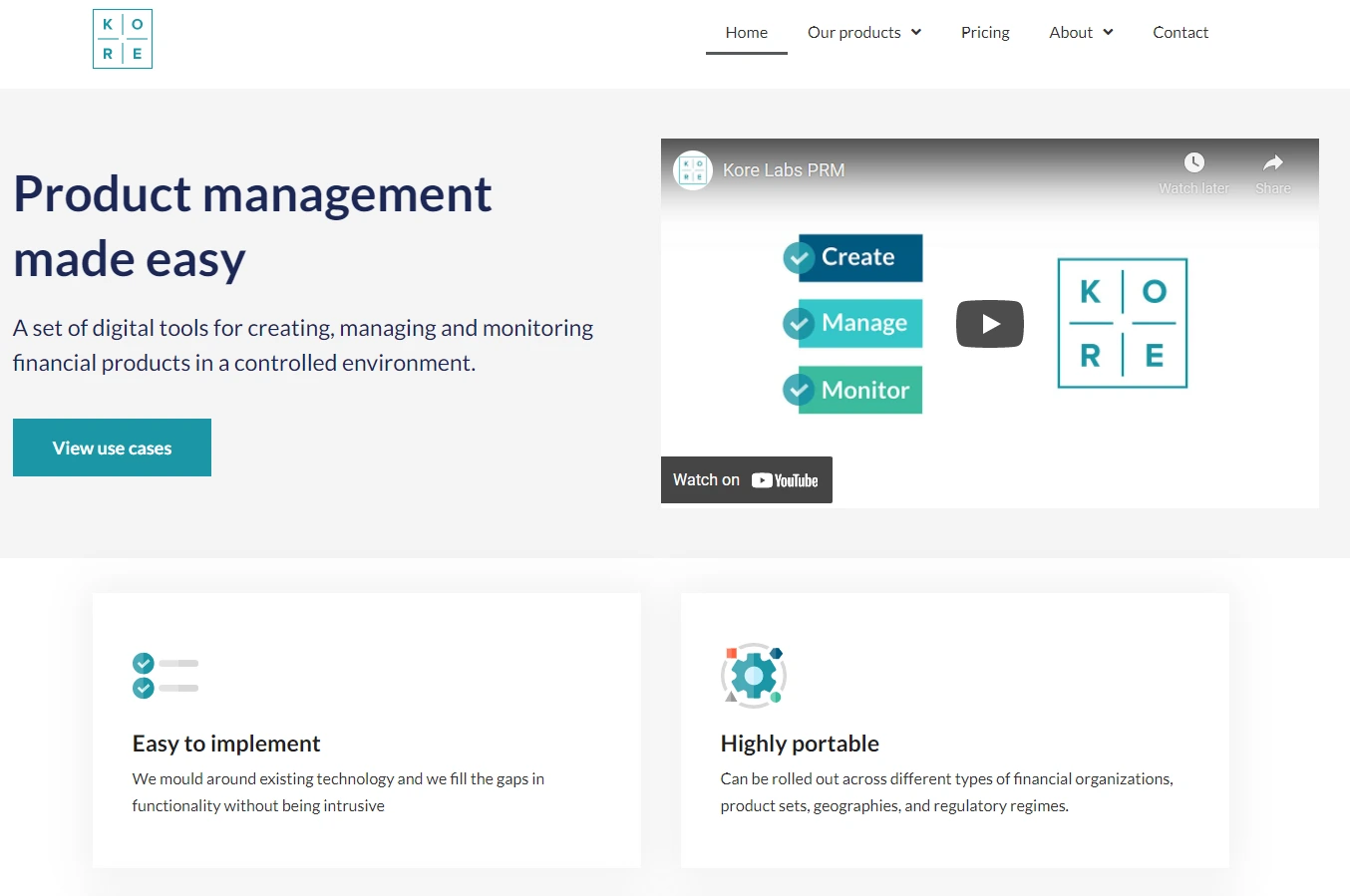 KORE - Product Management Made Easy